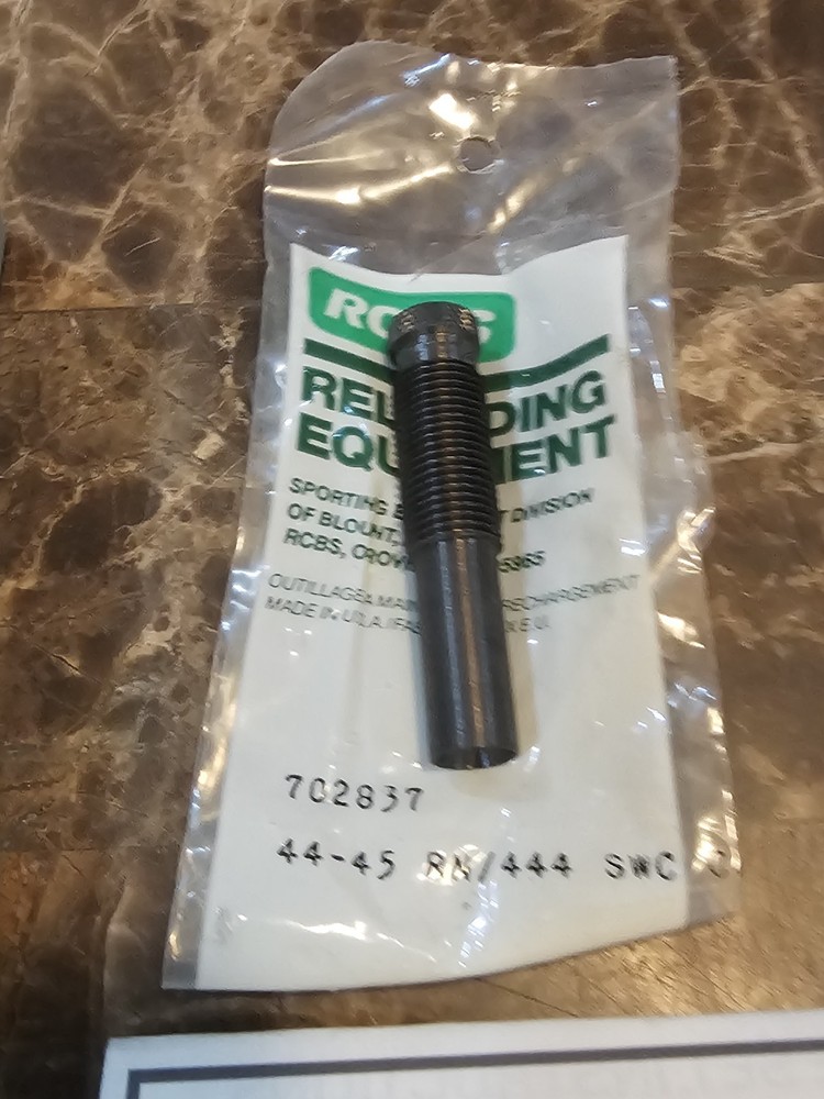 RCBS 45ACP Carbide Reloading Dies 18915 W Shell Holder #3 & Extra Seating Plug