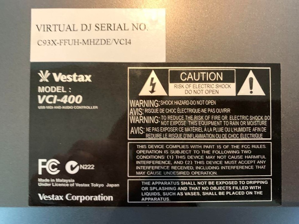 Vestax VCI-400 USB MIDI and Audio DJ Controller Test Completed