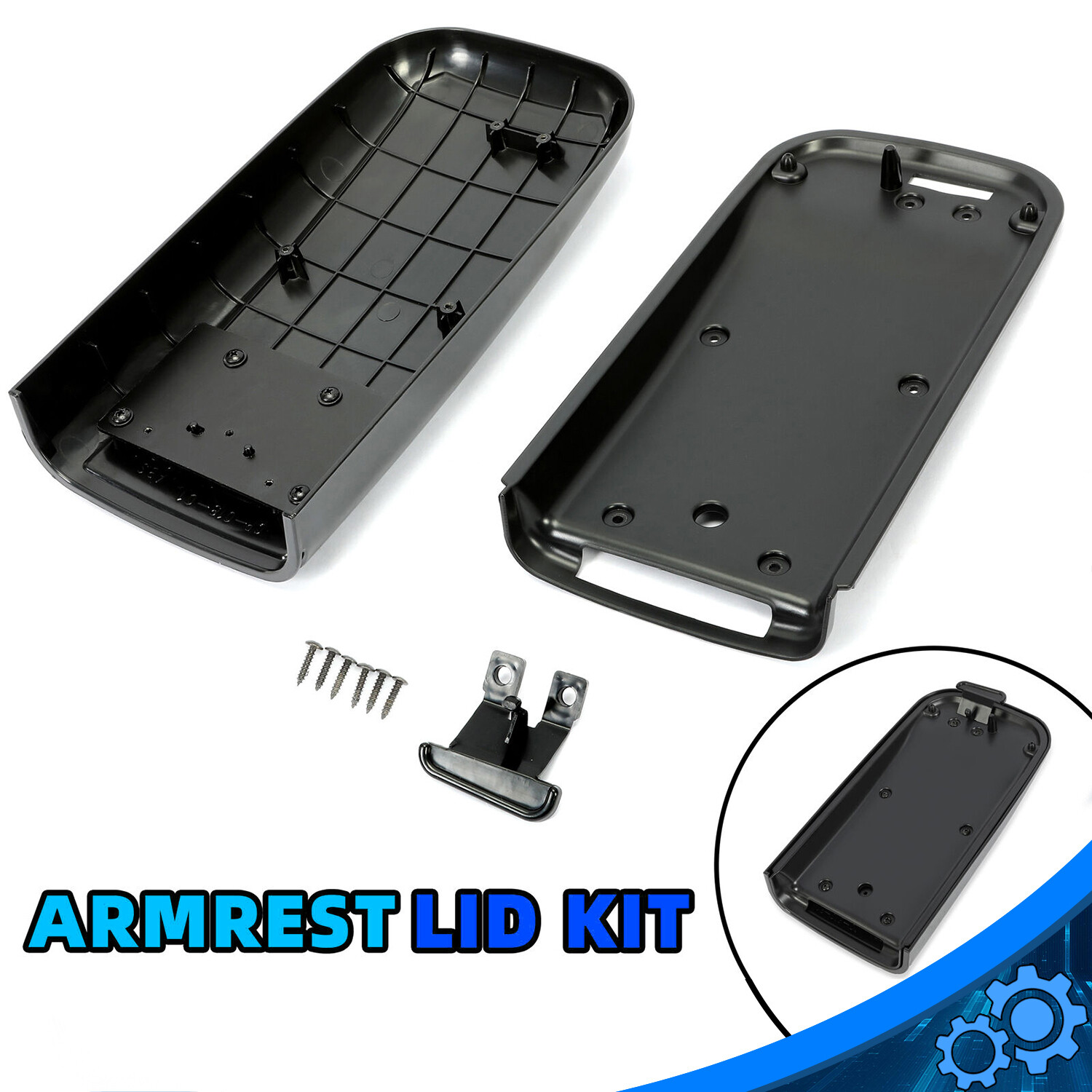 Fit For Chevy Trailblazer Envoy 2002-2009 Console Arm Rest Lid Center Cover Kit