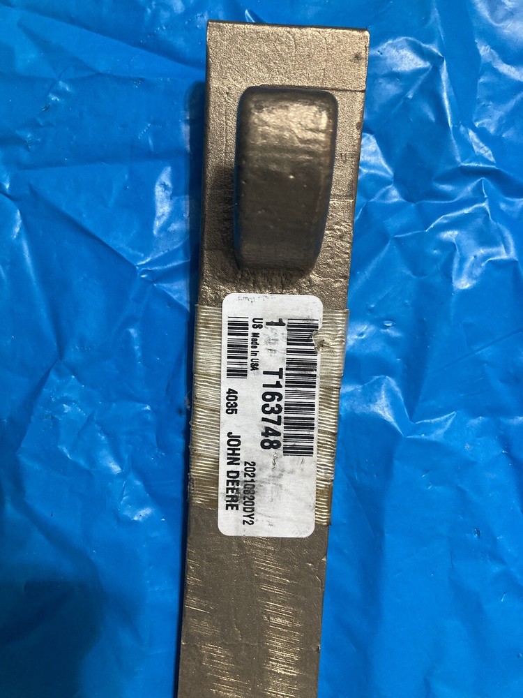 John Deere T163748 Standard Side Circle Wear Insert NEW SOLID BRASS