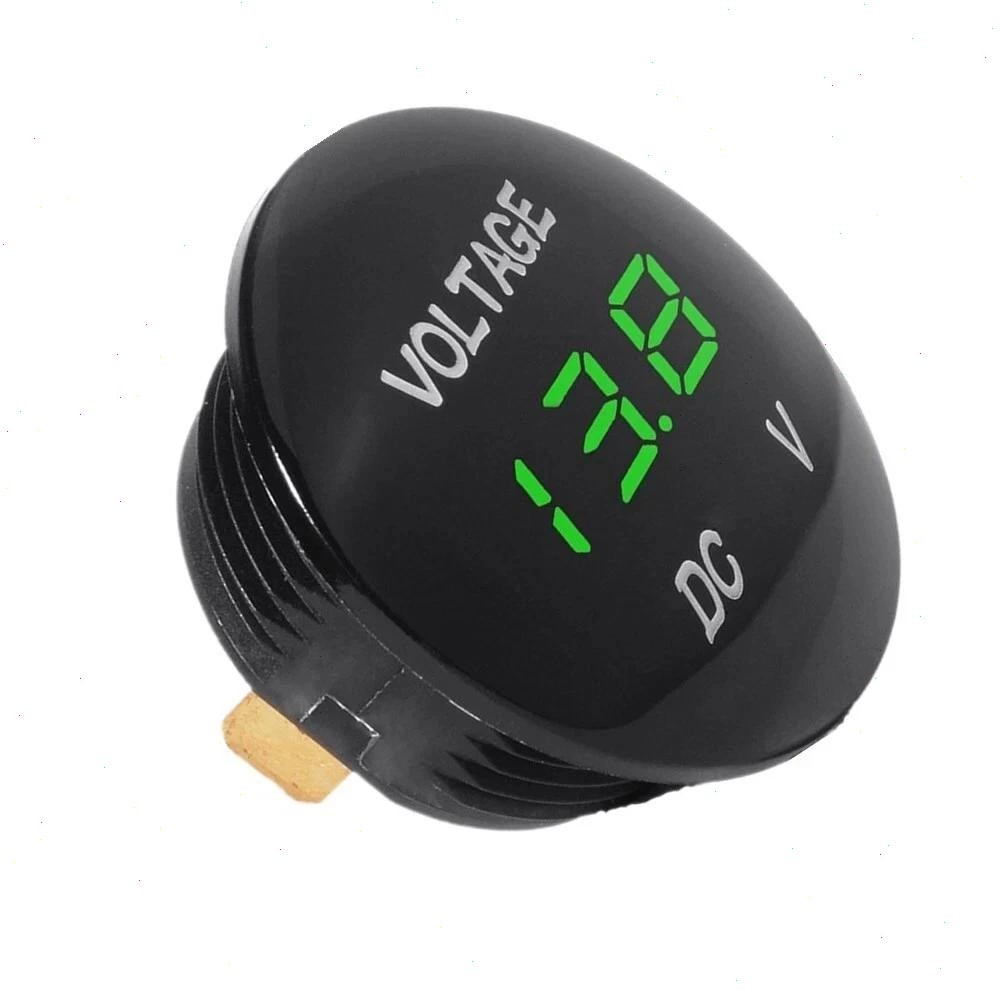 LED Display Car Voltage Measuring Instrument Meter with Measuring Range 5-48V