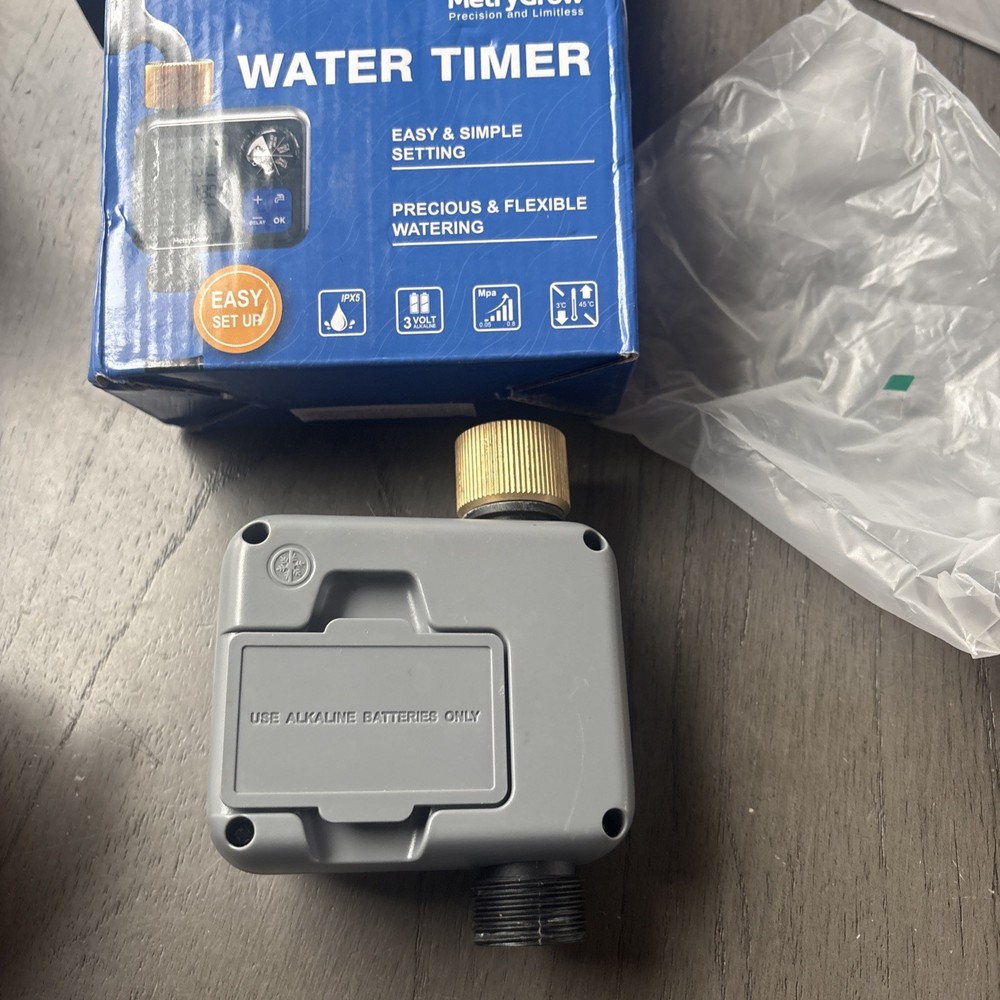 Metry Grow Single Outlet water timer.