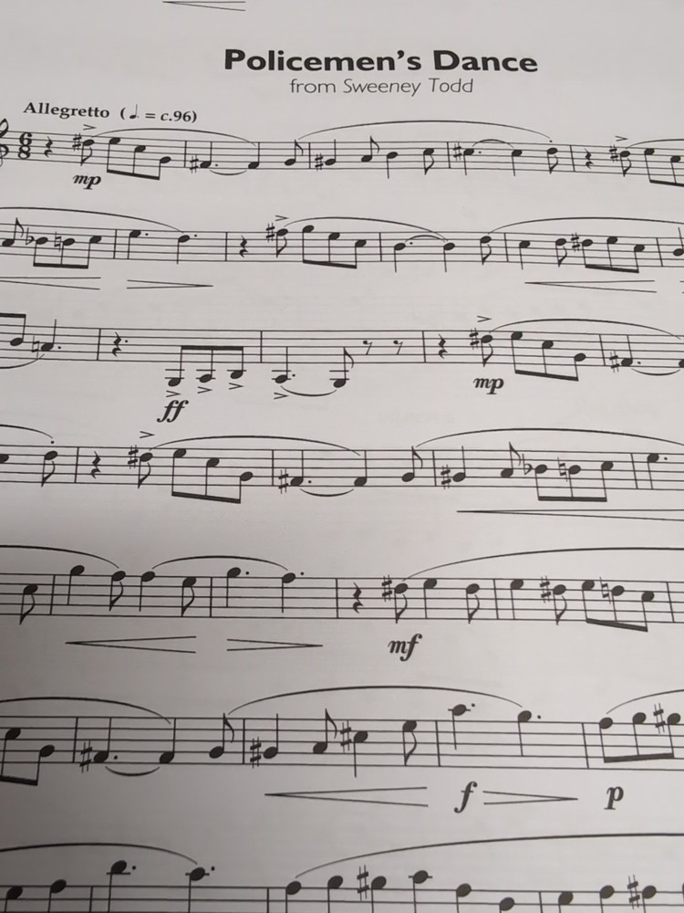 Concert Repertoire For Clarinet