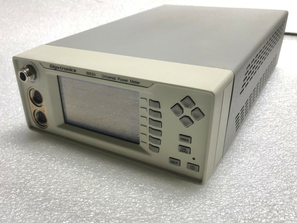 8652A GIGA-TRONICS UNIVERSAL POWER METER OPTION .12 CODE 25 as-is