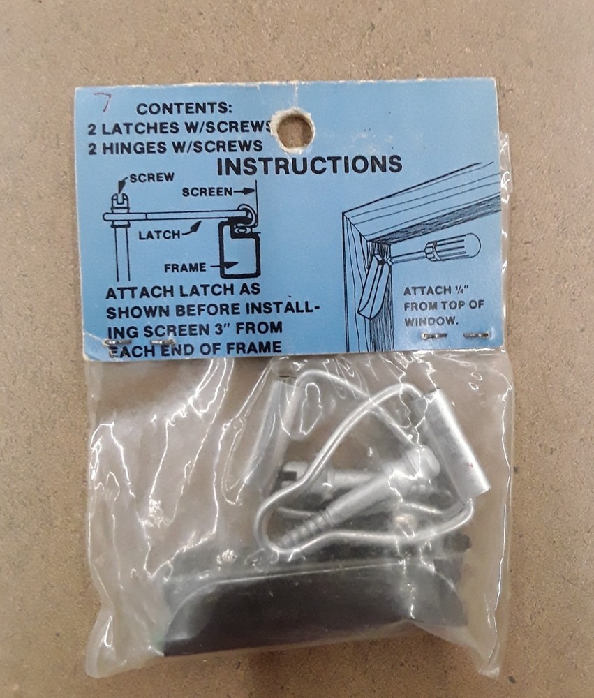 MD WINDOW SYSTEM 2 FRICTION HINGE KIT - SCREEN SECTION