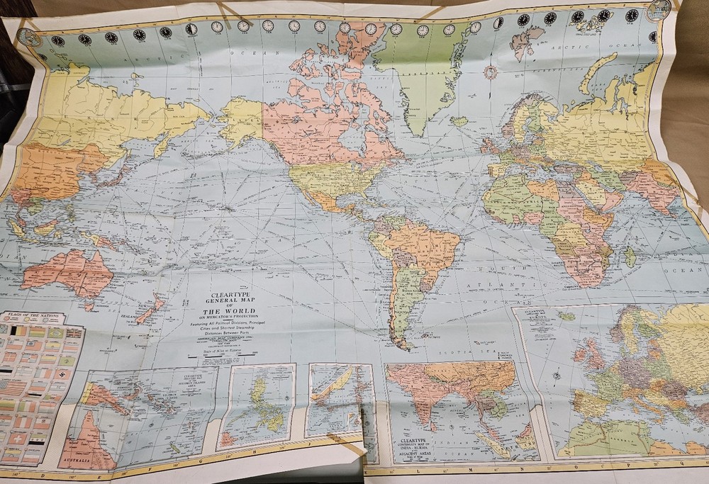 Literature & Maps from WWII footlocker