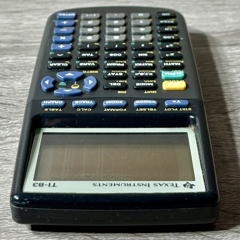 Texas Instruments TI-83 Graphing Calculator Working but has Lines on Screen