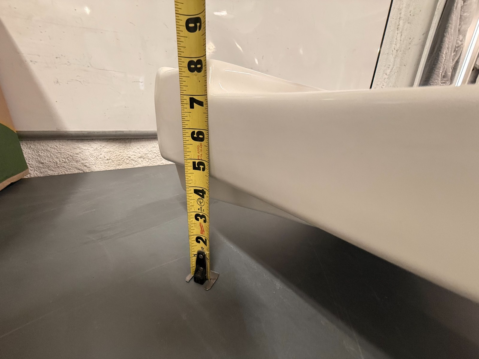 Cato White Caribe Jazmin 4" Faucet Centers Wall Mount Lavatory Sink 15035010100