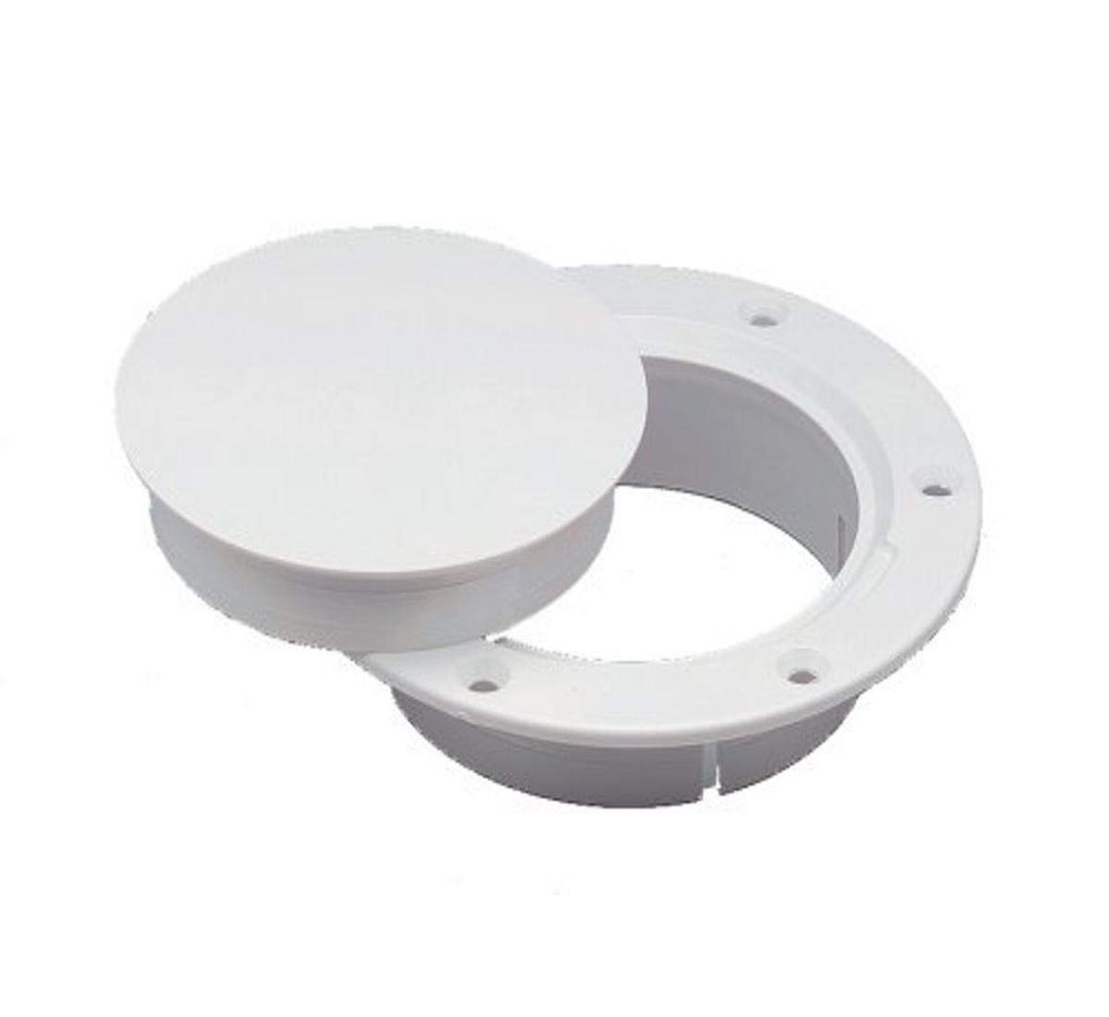 N10863DW Snap-In Deck Plate, 3" White