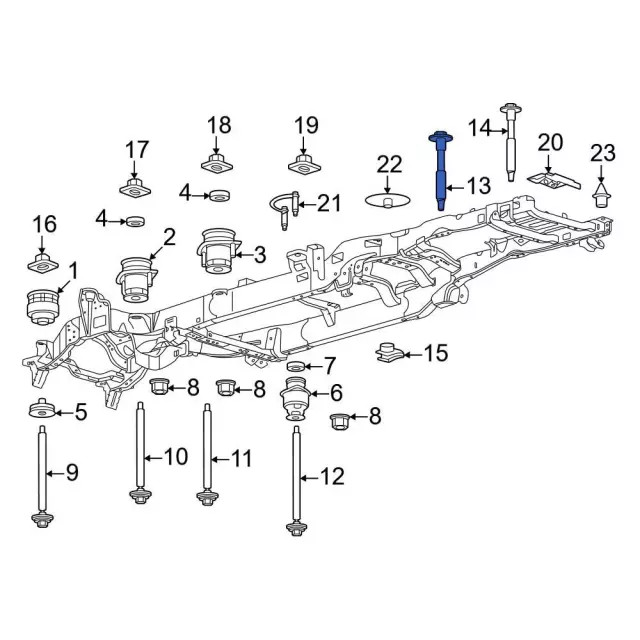 Genuine Ford Mount Bolt W719365S902