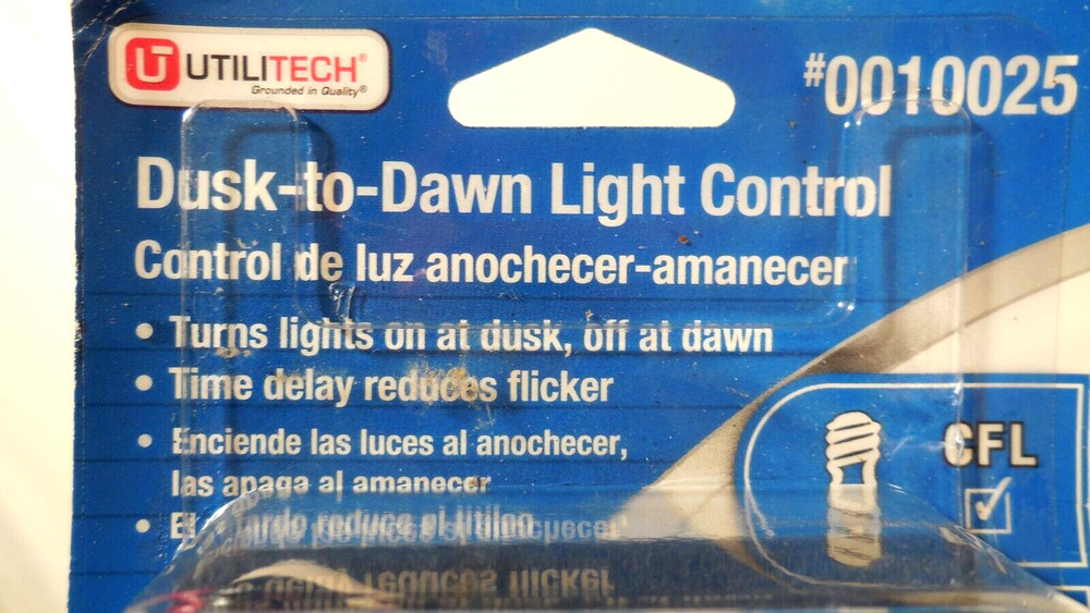 Two New Dusk to Dawn Light Controls by Utilitech time delay reduces flicker