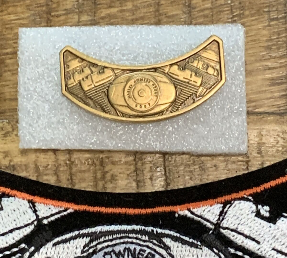 Harley Davidson Patch & Pin Back 2007 Harley Owners Group