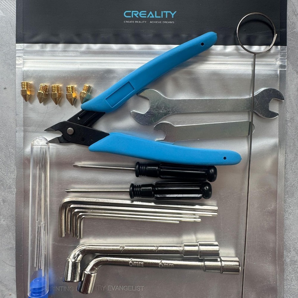 Creality 3D Printer Tool Kit Includes Clog Removal and Printing Accessories NEW