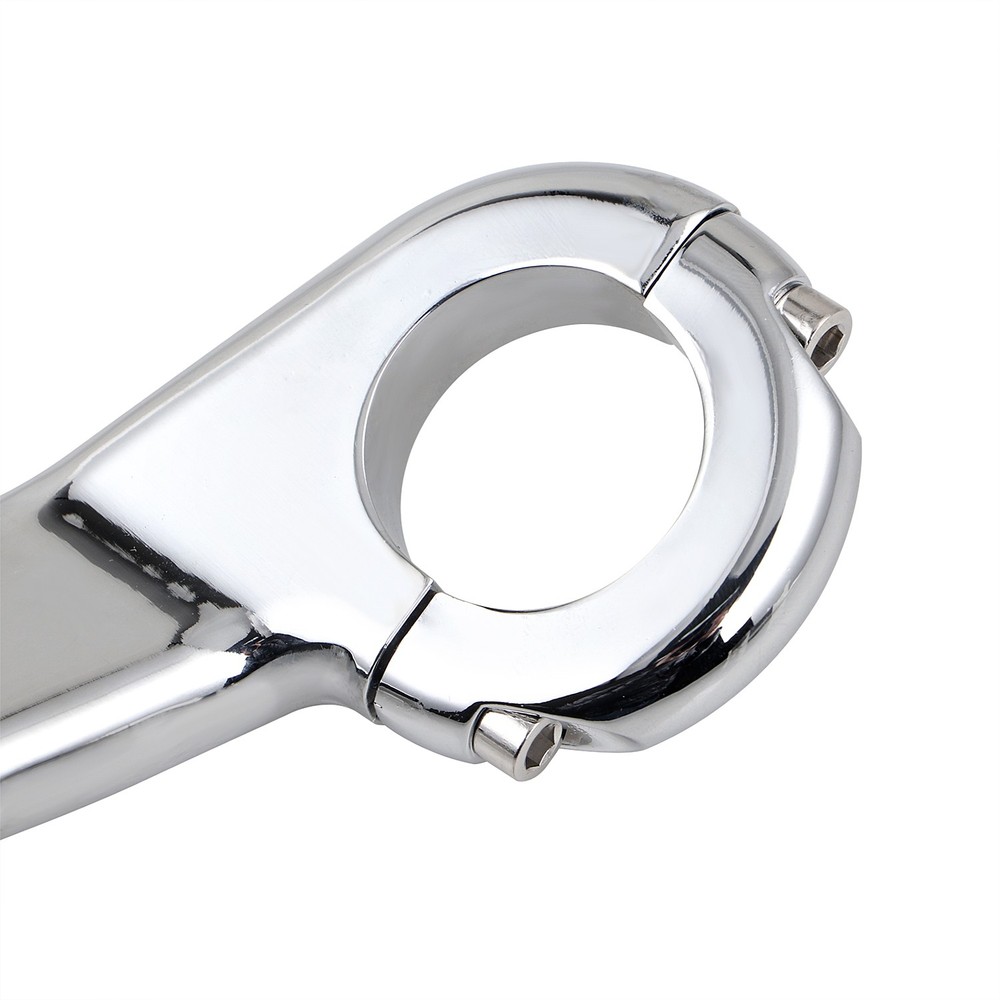Left Right Front Chrome Fairing Support Bracket Mount Kit For Harley Road Glide