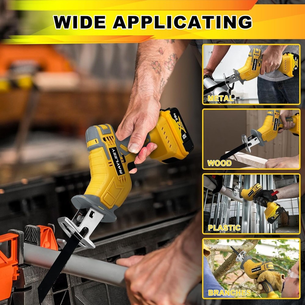 Dewalt Cordless Reciprocating Saw 20V MAX Variable Speed Keyless Clamp
