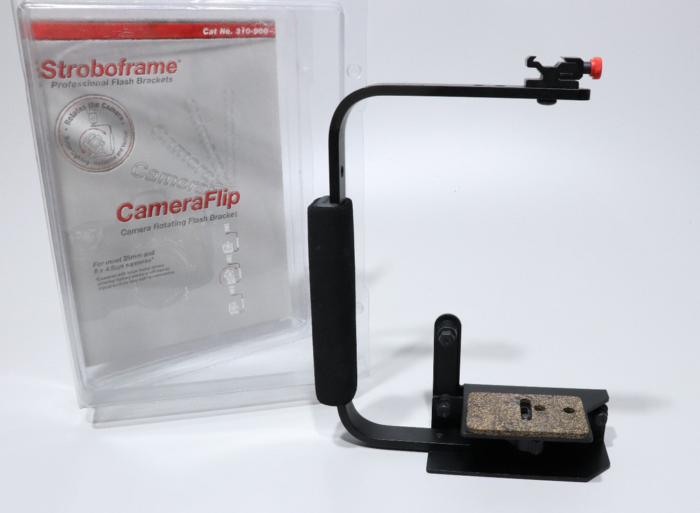 Stroboframe Photo Flash Bracket, Camera Flip Grip, by Tiffen - Open BOX