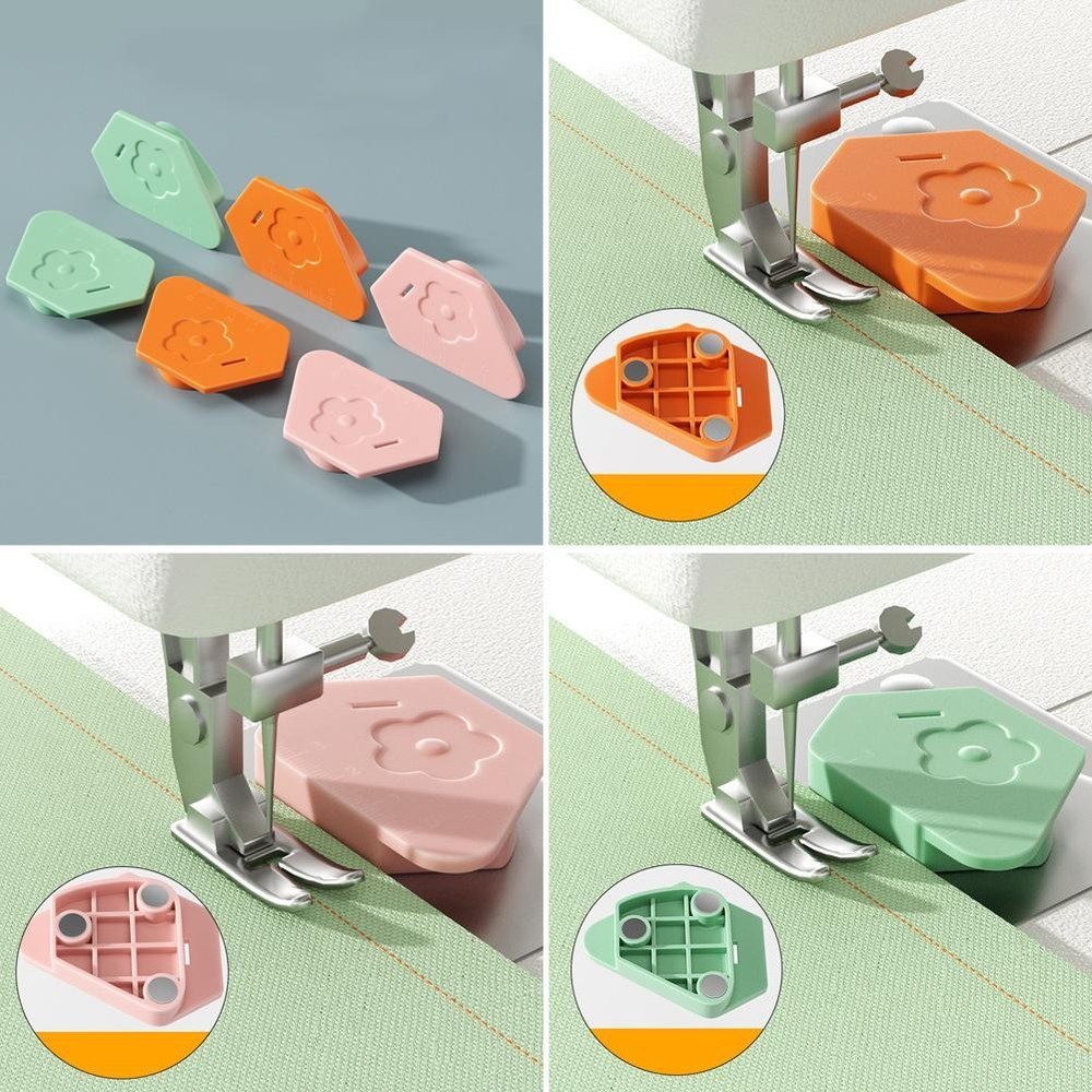 Magnetic Seam Guide for Sewing Machine, Polygonal Seam Guide Hemmer Guide