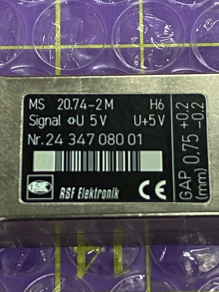 RSF Elektronik MS 20.74-2M LINEAR ENCODER HEAD & MS 2x,x4 MA ML 270mm scale
