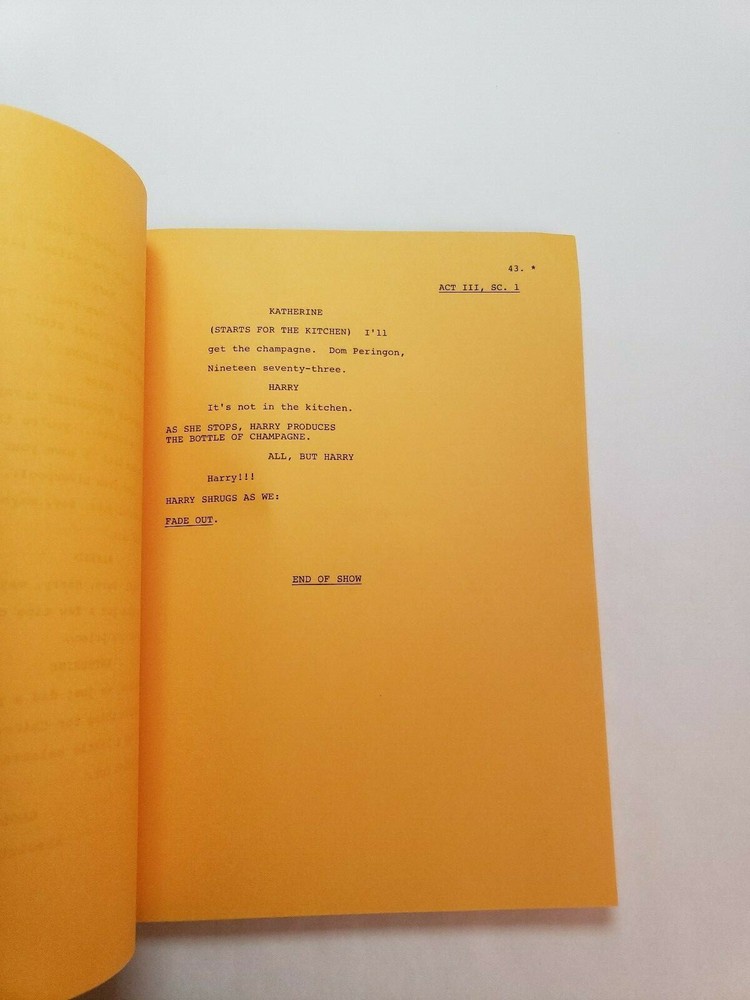 WEBSTER / Simon Muntner 1988 TV Script, EMMANUEL LEWIS "The Chelsea Cat"