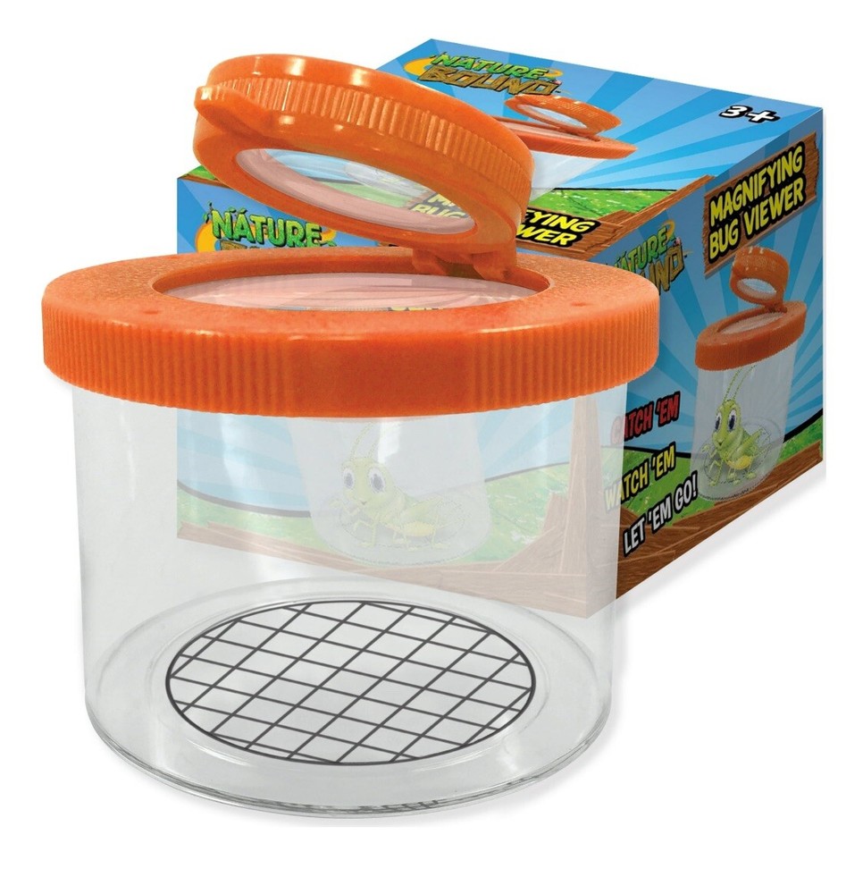 Magnifying Bug Viewer - Catch and Release Jar for Bugs and Insects - Includes Ad