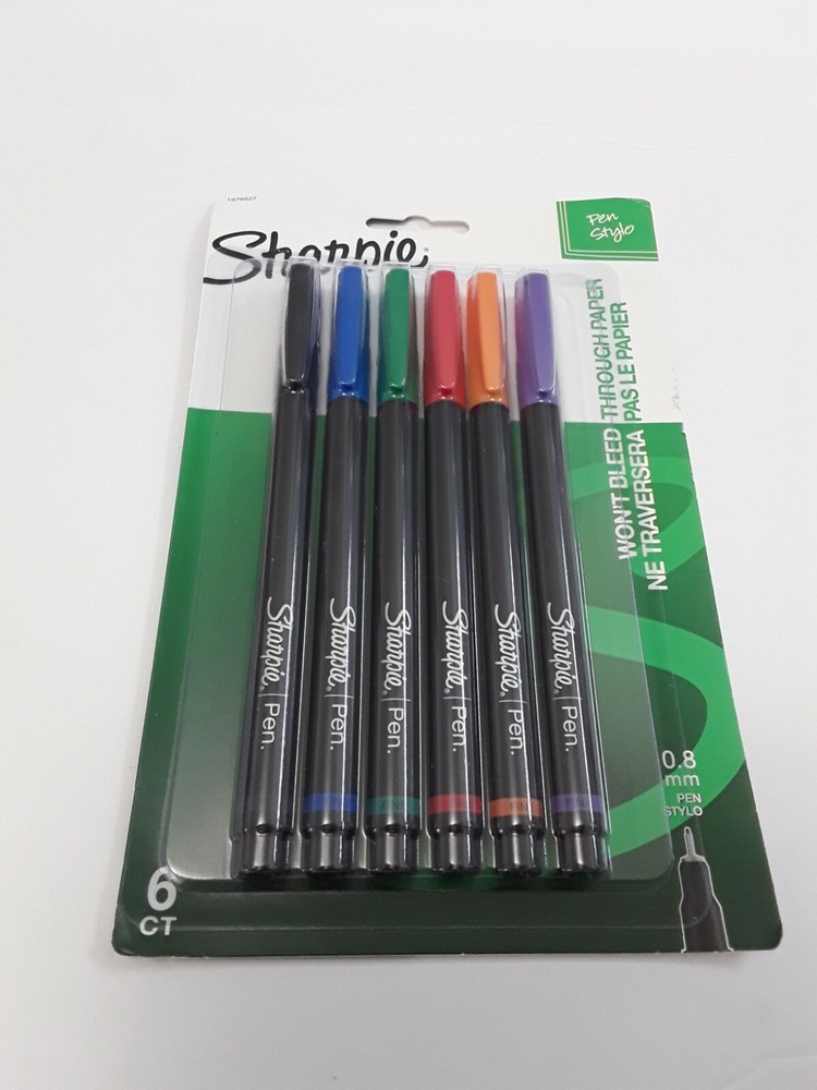 Sharpie Stylo 0.8 Mm 6 Pack