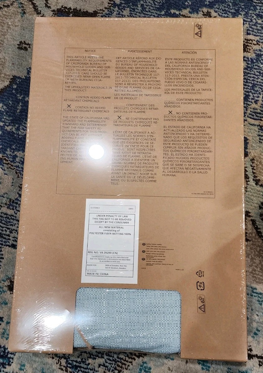 IKEA VALLENTUNA Slipcover Hllared Blue 004.180.41