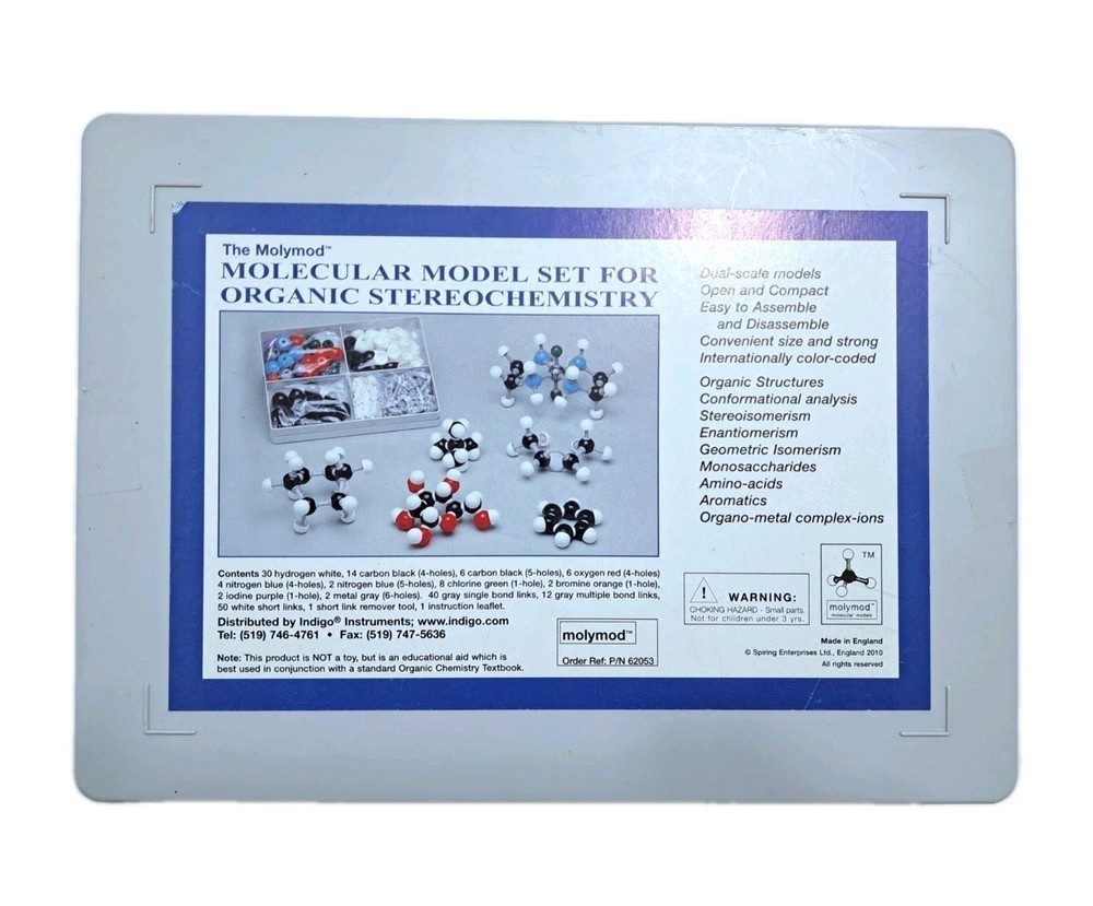 Molymod Organic Chemistry Molecular Model Set MMS-053