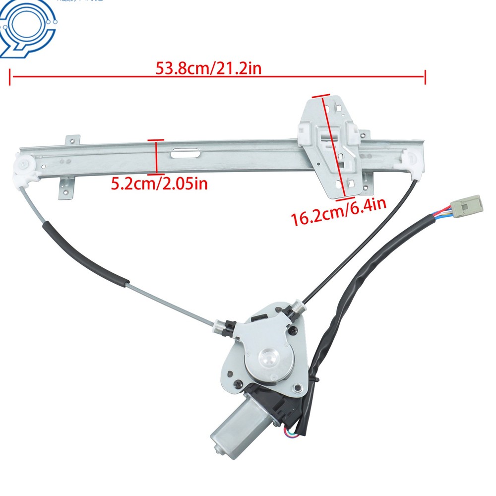For Honda Element 2003-2011 Front Driver Side Power Window Regulator with Motor