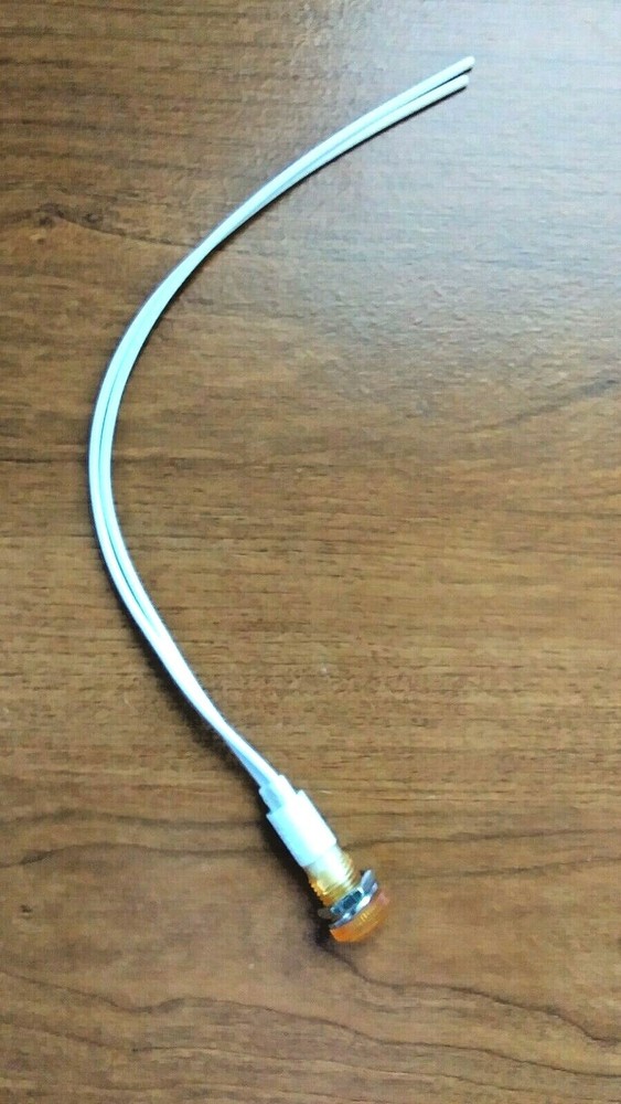 BBT 220 volt Amber LED Low-Profile Indicator Light