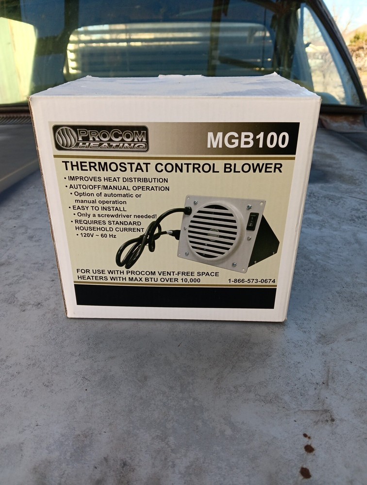 Procom Heating  MGB100 Thermostatic Control Blower