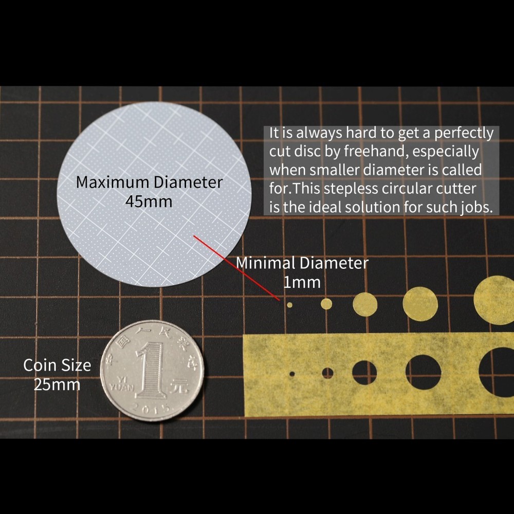 DSPIAE: Circular Cutter - Stepless Adjustment - Circle Maker - MT-C
