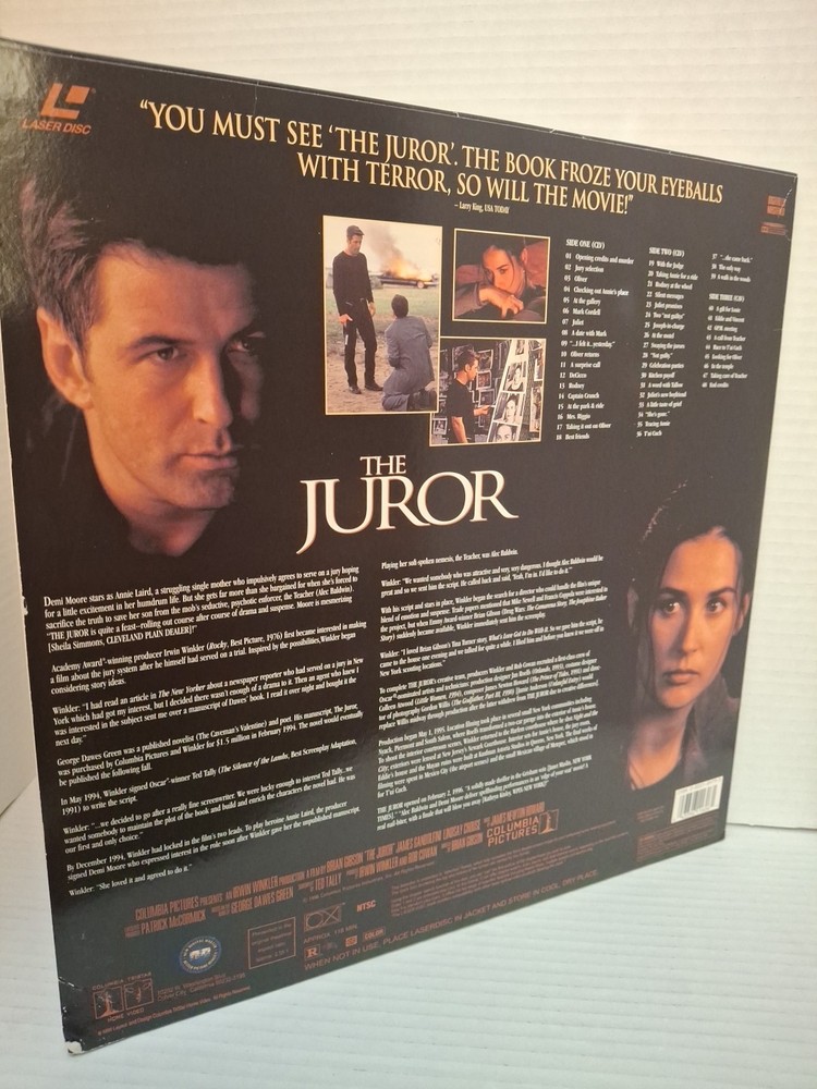 The Juror (LASERDISC 1996)Demi Moore,gr
