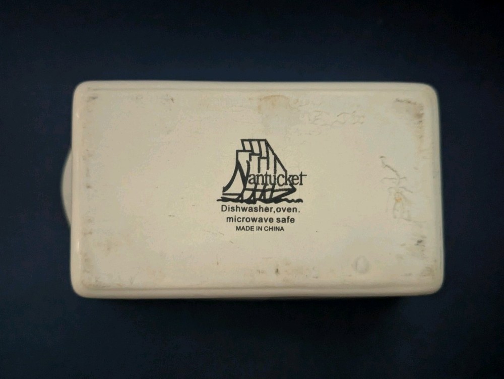 Small 6" Ceramic Pan Loaf By Nantucket With Nutcracker Design