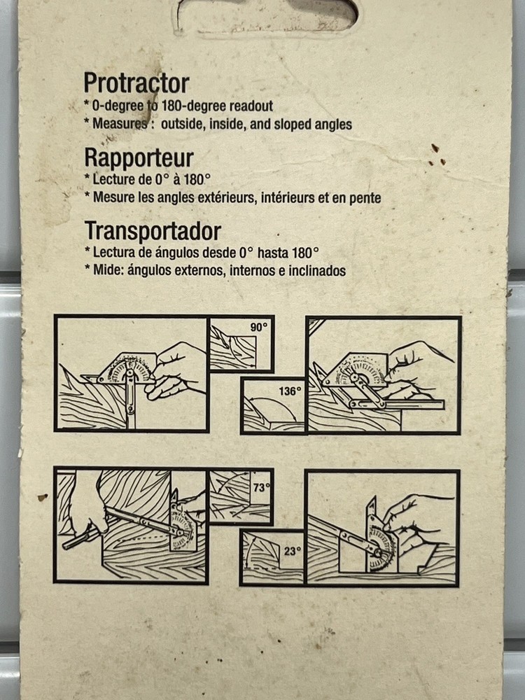 Hempe Protractor Angle Finder