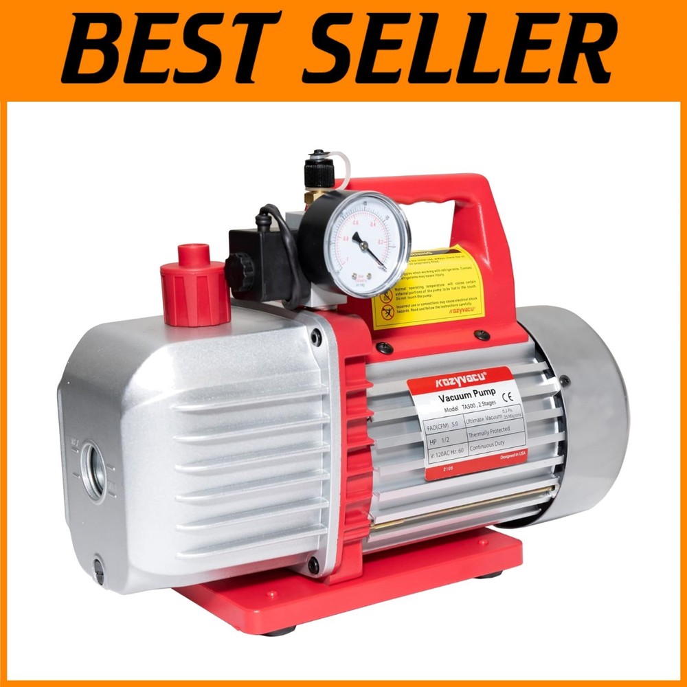 Dual-Stage Vacuum Pump for HVAC/Auto AC - 500P
