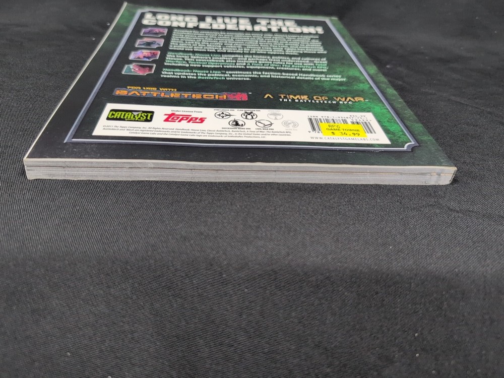 BattleTech Handbook House Liao EXTREMELY RARE 2011