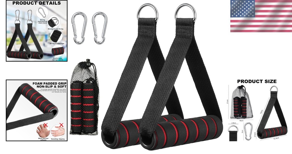 flintronic Exercise Handle, Resistance Bands Handle, Replacement Handle Attachme