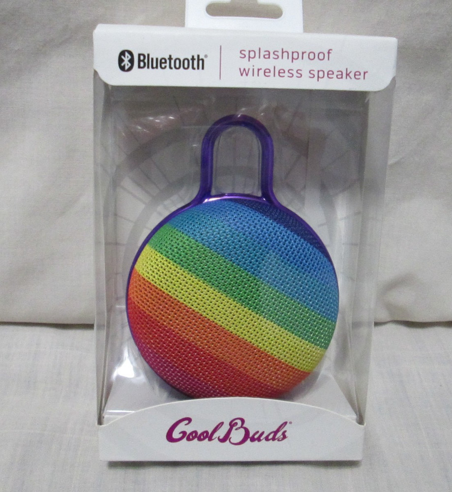 Cool Buds Wireless earbuds w/charging case & splashproof speaker