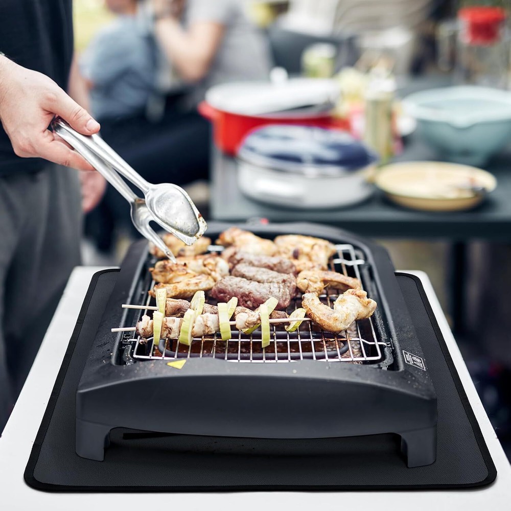 FLASLD Fireproof & Waterproof under Blackstone Griddle BBQ Mat, Protect Your Pre