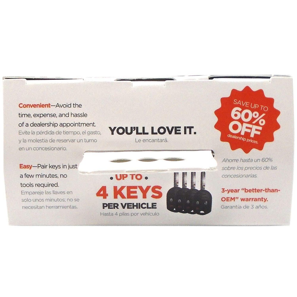 Simple Key, Key Fob and Key Programmer 3 Button Keypads, Key Replacement Remote