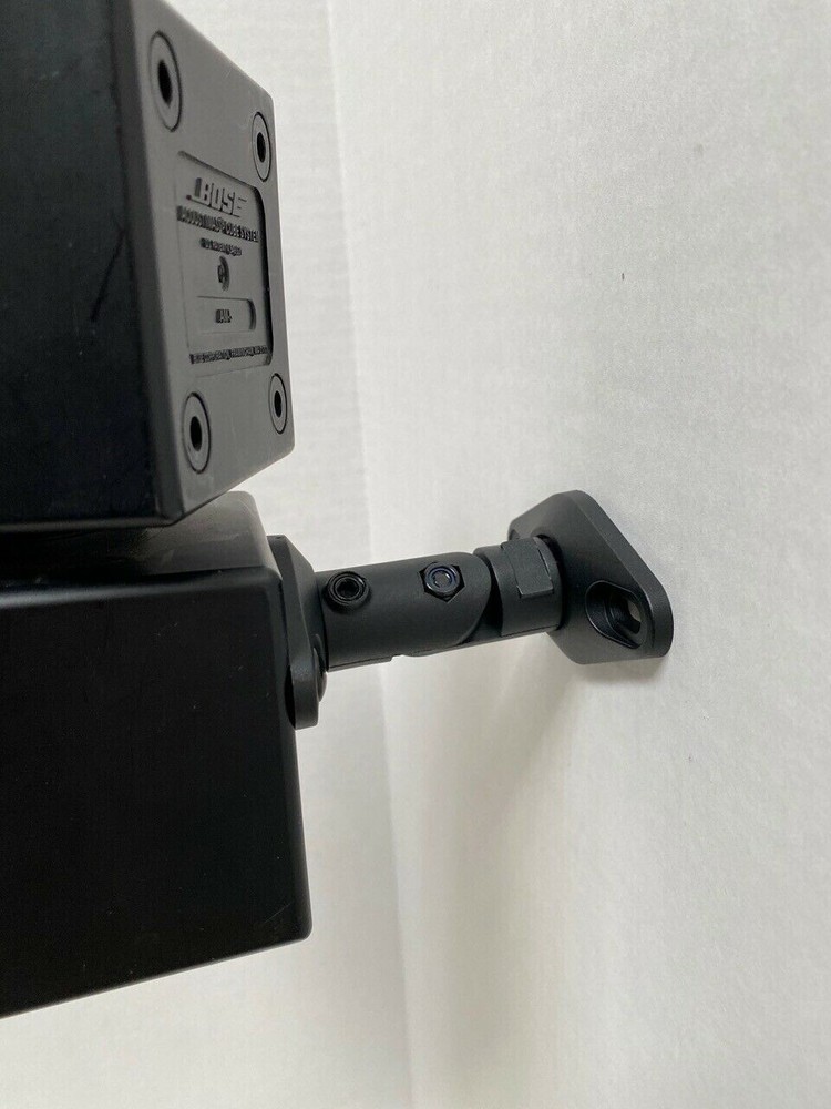 Plastic wall mount bracket for Bose Acoustimass AM-5 Speaker - Black -Pair