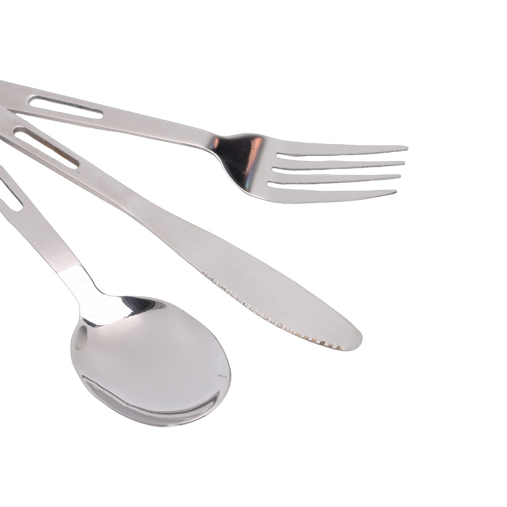 Portable Stainless Steel Camping Tableware Set Double-layer Cup Thickened B TAGX