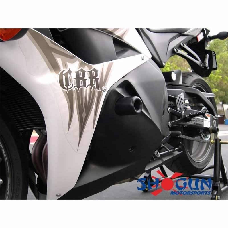 HONDA CBR600RR 2009-2012 FRAME SLIDERS CUT VERSION BLACK