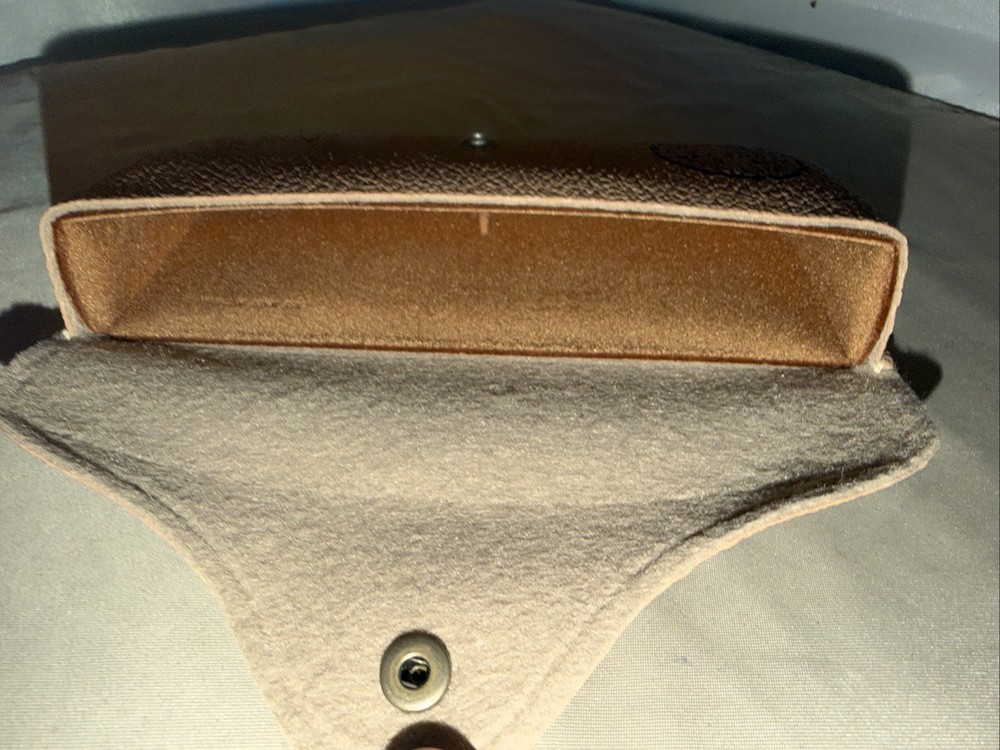 New Ray Ban Leather Case 1971 Square Brown “Case Only”
