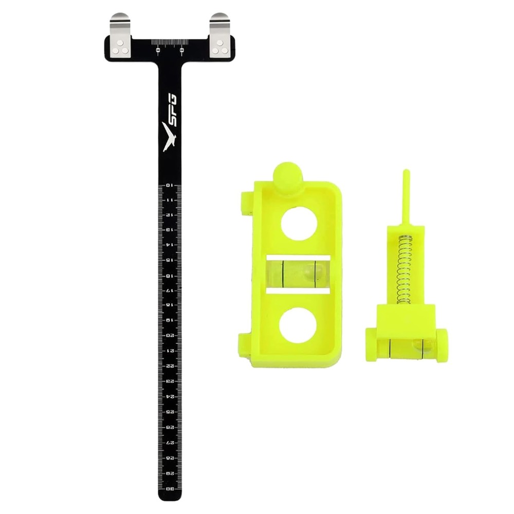 SOPOGER Archery Level Multifunctional Bow Tuning Tools for Rest Yellow