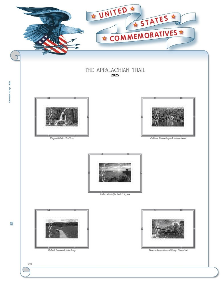 2025 U.S. Commemorative Singles COMPLETE Supplement (White Ace Alternative)