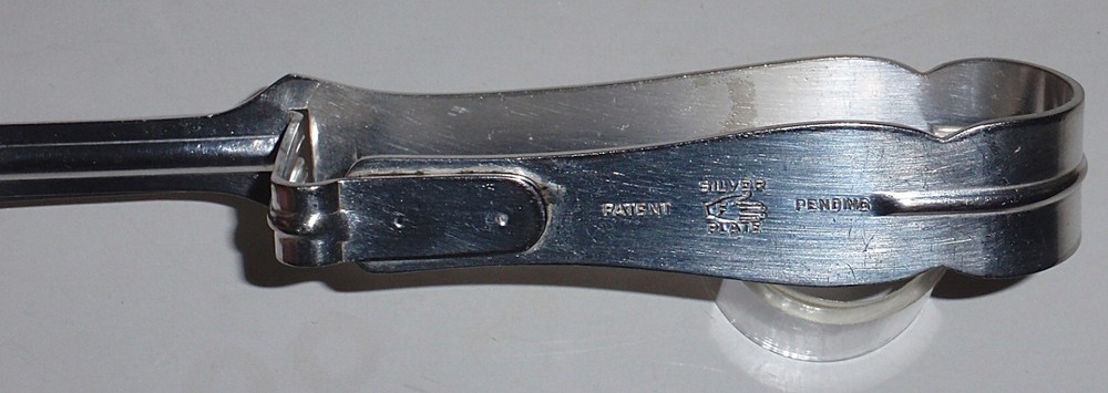 Vintage Silverplated Spring Action Server, Unique!