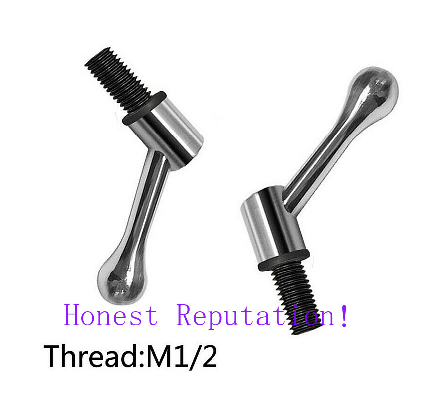 2pc Bridgeport Milling Machine Part Table Lock Bolt Mill Handle M1/2 Thread Tool