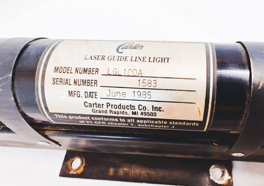Carter LGL100A Laser Guide Line Light AA1