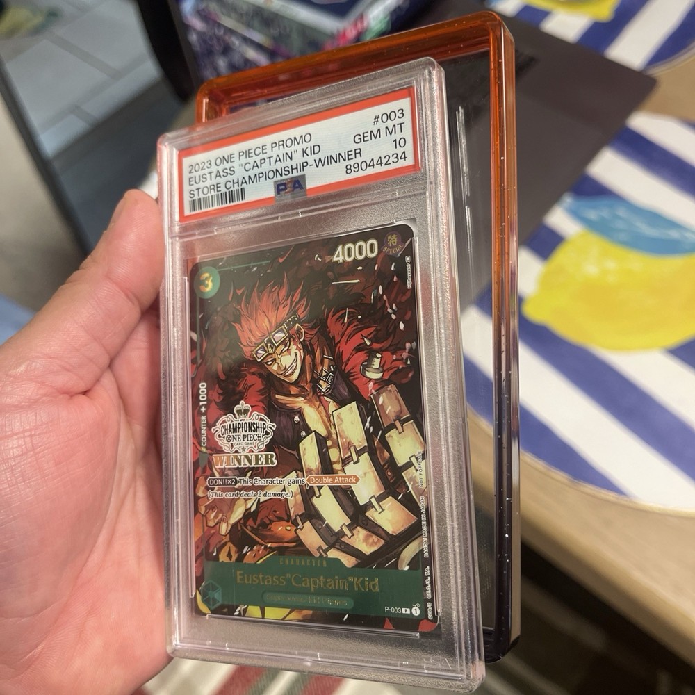 PSA Style Graded Card Slab Bumper Guards – Green/Clear Case Protector